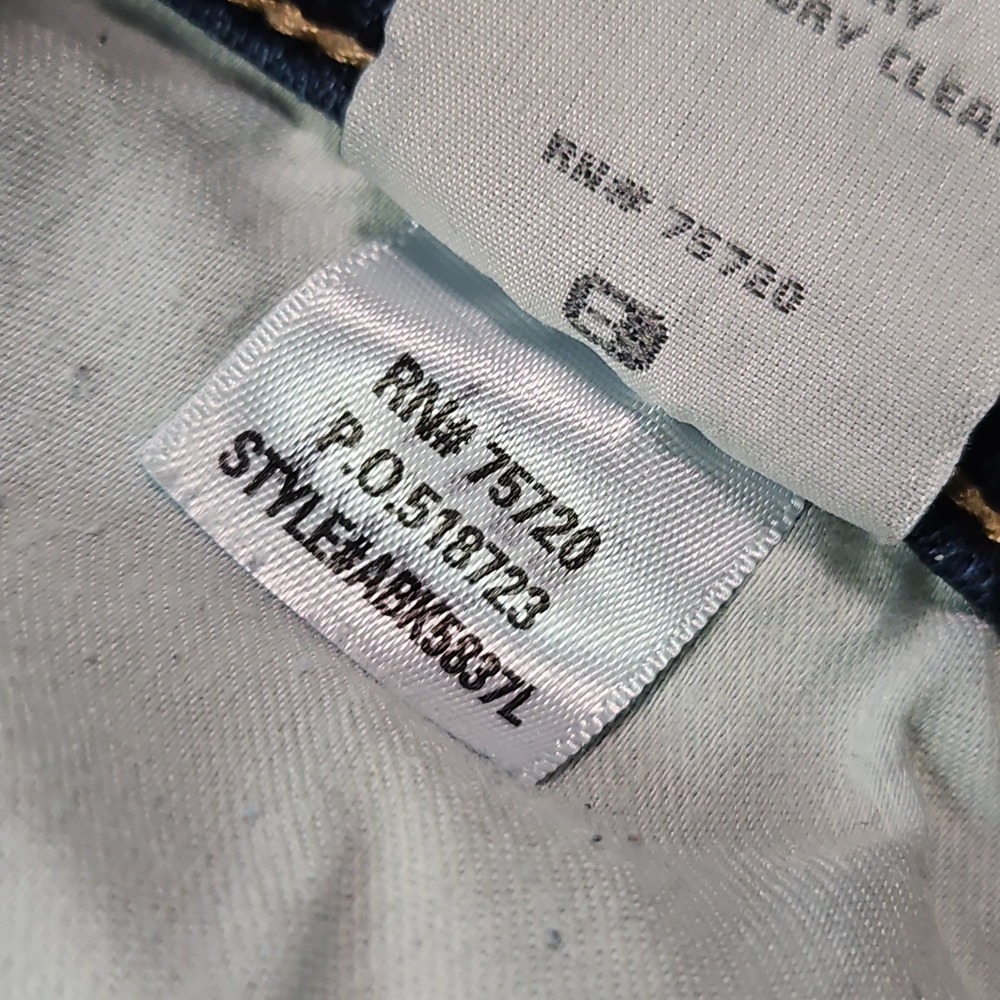 BKE Payton Jeans Womens 33x34 Blue Mid Rise Skinny Dark Wash Faded Preppy Buckle - Picture 9 of 16